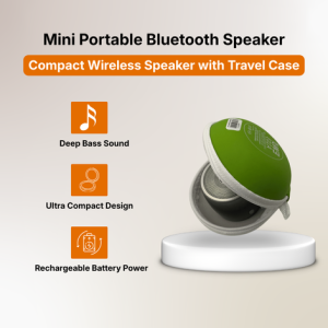 EWA A103 Pro Mini Portable Bluetooth Speaker with Travel Case